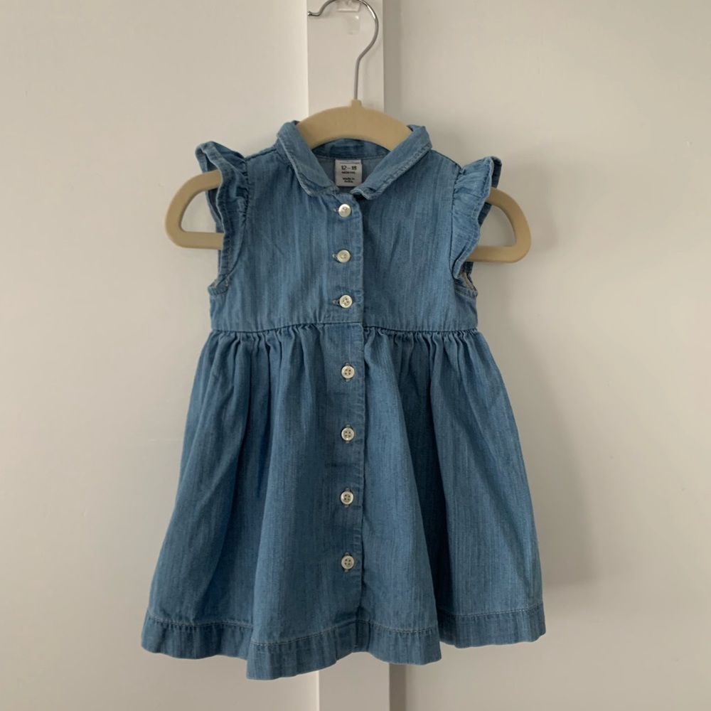 Baby Gap Toddler Girls Denim Shirt Dress